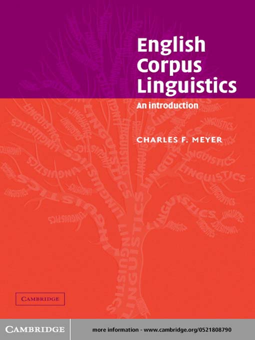 Title details for English Corpus Linguistics by Charles F. Meyer - Wait list